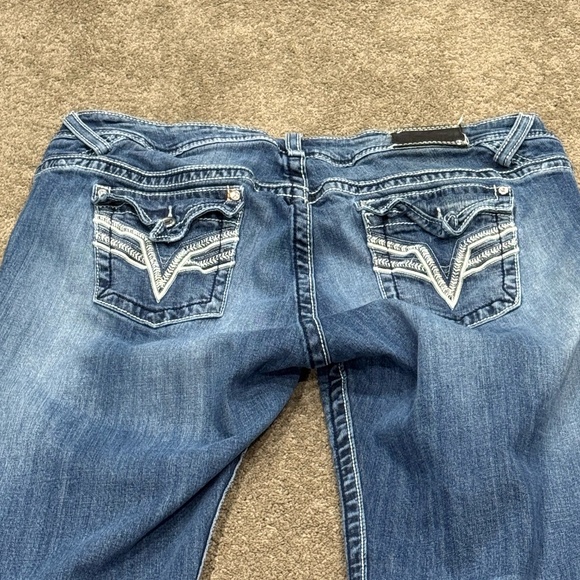 🔥 Vigoss The New York Slim Boot Thick Stitch Jeans - Size 22 - Picture 4 of 9